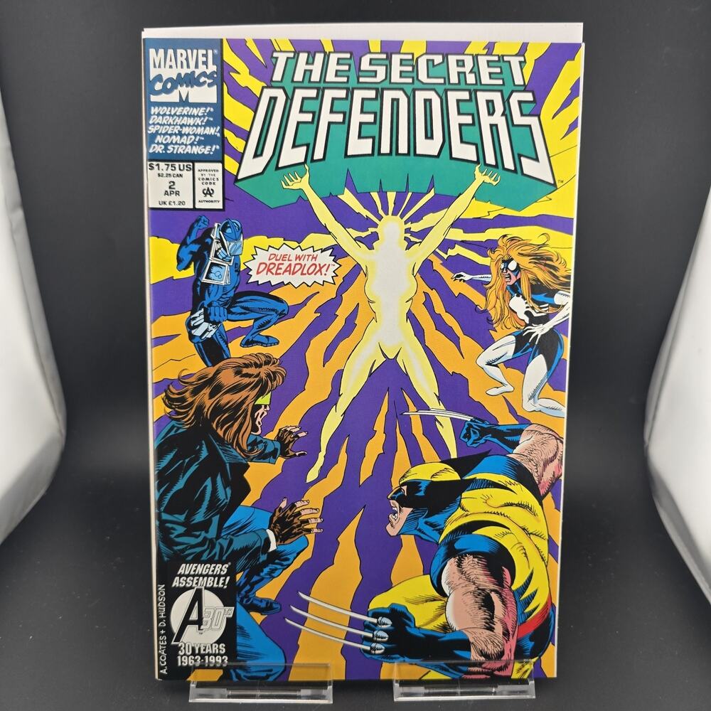 Secret Defenders #2 Marvel Comics 1993 Wolverine Dr Strange High Grade VF/NM